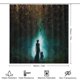 thumbnail image 2 of Wildwood-theme 4-Piece Shower Curtain Set with Rugs, Waterproof Bathroom Decor Set Includes Bath Mat, U-Shaped Rug, Toilet Lid Cover and Curtain with Hooks, 2 of 6