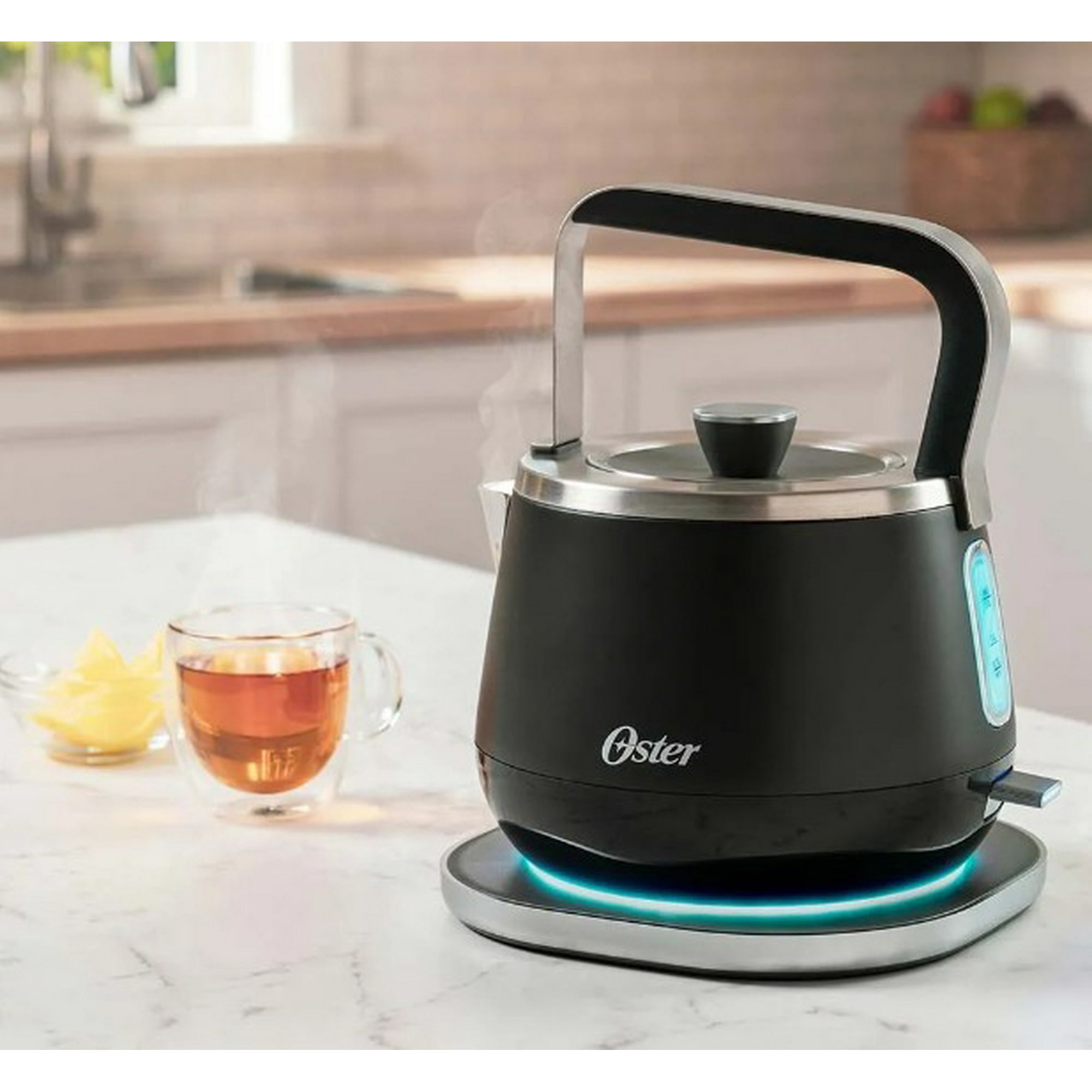 Tetera Hervidor Electrico Premium Oster 1.5 Lts Negro