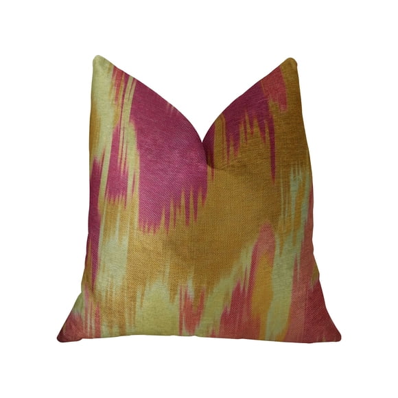 Almohada Plutus Brands Plutus Electra Magenta Naranja y Crema