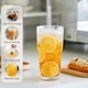 thumbnail image 4 of Vasos de vidrio KEMORELA, 2 piezas, 590 ml, con tapas y pajillas, 4 of 9