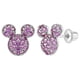 thumbnail image 1 of Aros Minnie plata 925 con circones magenta para niñas, 1 of 2