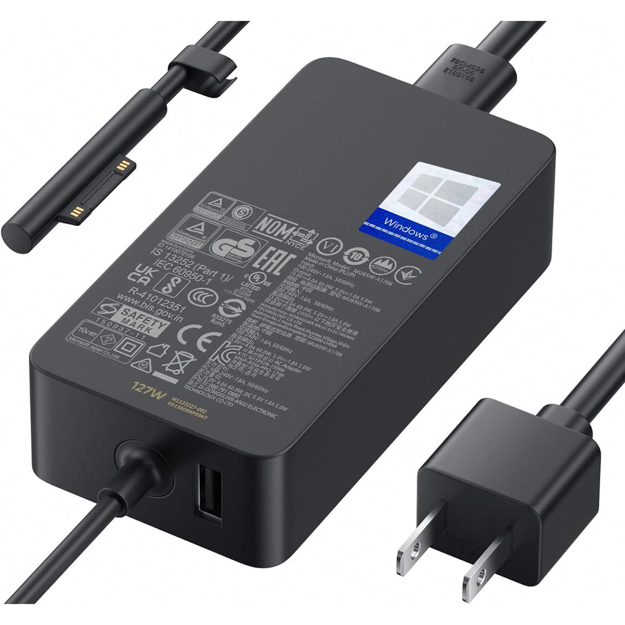 Cargador Para Laptop Deepfun De 127 W Para Microsoft Surface Book