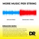 thumbnail image 3 of Cuerdas para Guitarra Eléctrica DR Strings DRAGON SKIN+ Recubiertas, 3 of 8