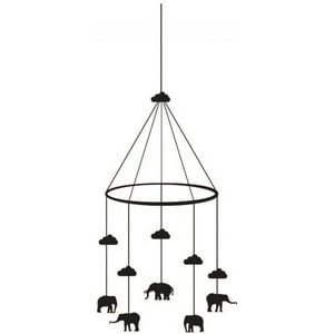 Rienda Libre Graphics - Decomural Elephant Cloud Mobile Nursery Ws-44192