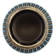 thumbnail image 3 of Florero Jarron Ceramica Diseño Nordico Azul Dorado Grande, 3 of 4