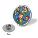 thumbnail image 3 of Rocket Power theme Round Button Badge Premium Metal Construction Ideal For High end Events 2 8 Cm, 3 of 6