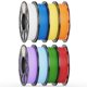 thumbnail image 1 of Filamento PLA YOOPAI 1,75 mm 250 g Pack de 8 Bobinas, 1 of 8