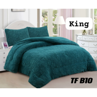 Todostore - Plumón De Invierno Texturizado Diseño De Trébol Con Chiporro