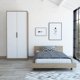 thumbnail image 2 of Cama 1.5 Plazas + Clóset 2 Puertas Miel / Blanco, 2 of 8