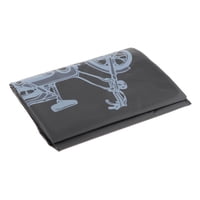 Magideal - Cubierta Impermeable Para Bicicleta, Protector Contra El Polvo Y La Lluvia, Cubierta De Almacenamiento Para Bicicleta Al Aire Libre Para Bicicleta Elé Negro Espesar