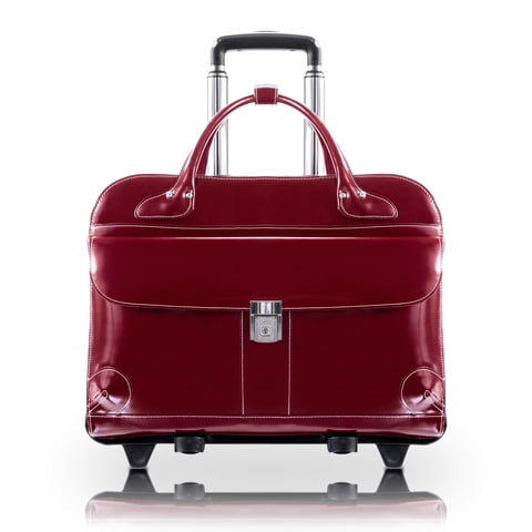 Mckleinusa - Maletín Mcklein Lakewood 15 De Piel Con Ruedas Para Mujer