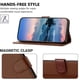 thumbnail image 2 of Funda Cartera para Motorola Moto G Stylus 5G 2025 Tarjetero Soporte Magnético y Correa Marrón, 2 of 5