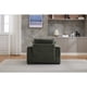 thumbnail image 2 of [VIDEO/New]Corduroy Upholstered Chaise Lounge Sofa with Handrail storage,Movable ottoman,Cupholders,Detachable Cushions Deep Seat for Living Room Office,3 colour,Wide stripe corduroy, 2 of 3