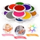 thumbnail image 3 of Pads De Tinta De 16 Colores Para Niños Con 7 Sellos Redondos Grandes, 3 of 8