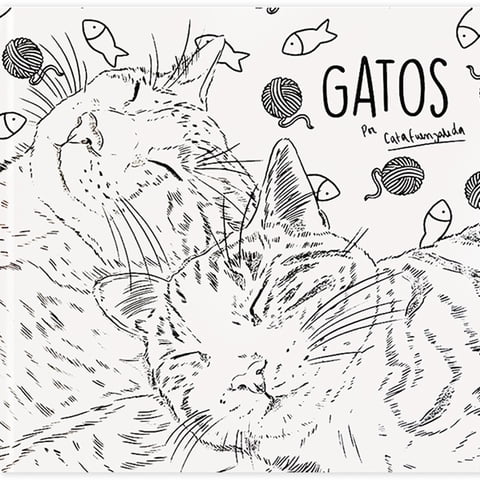 Galería Donne - Libro Para Colorear Gatos Cata Fuenzalida