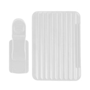 Magideal - Clip De Espejo Para Cámara De Teléfono, Viajes, Teléfono Inteligente Con Espejo Para Selfie, De Clip Reflectante Para Espejo De Cámara Para Vlogge Blanco