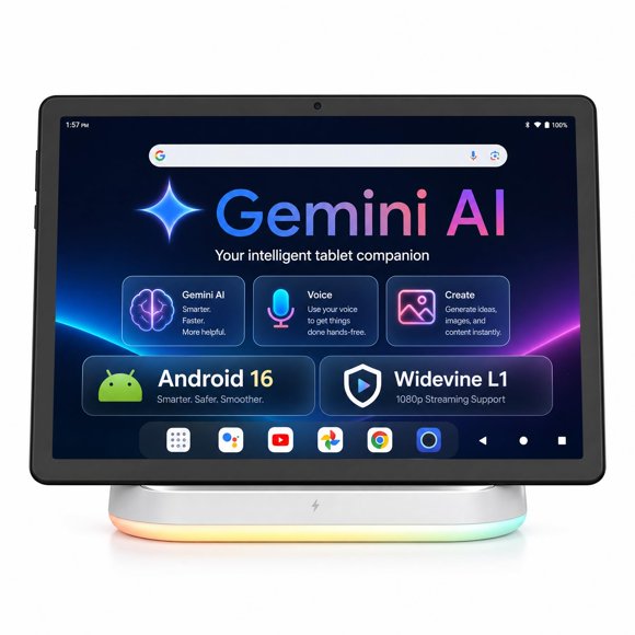 Tableta Jeazans 10.1" Android 16 64 GB + 1 TB Wi‑Fi 6