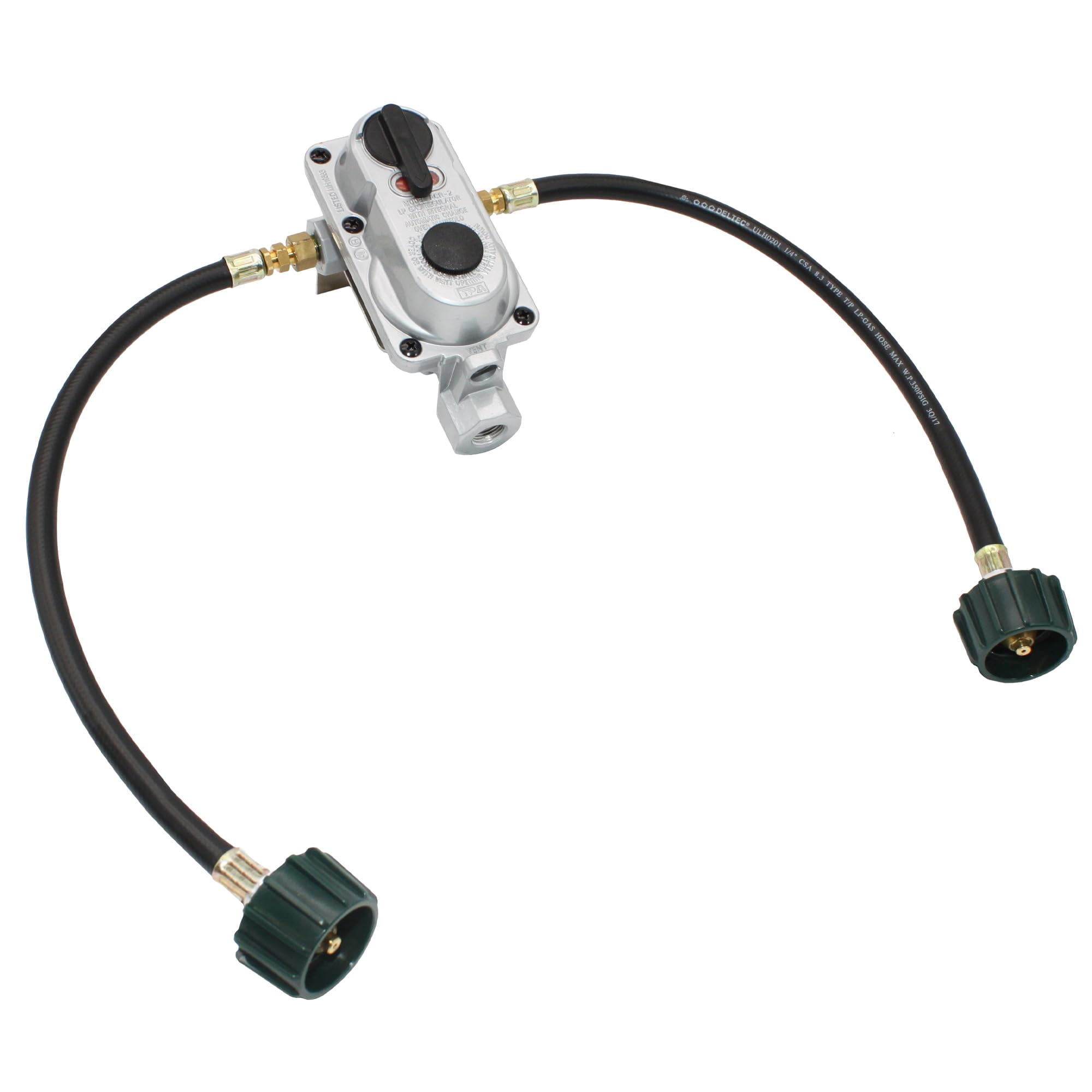 Regulador De Gas Propano Flame King Kt15acr-2 Automático De 2 Etapas