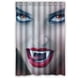 thumbnail image 1 of Cortina de ducha con dientes de vampiro, juego de cortina de baño con ganchos, tamaño 48 x 72 pulgadas, 1 of 3