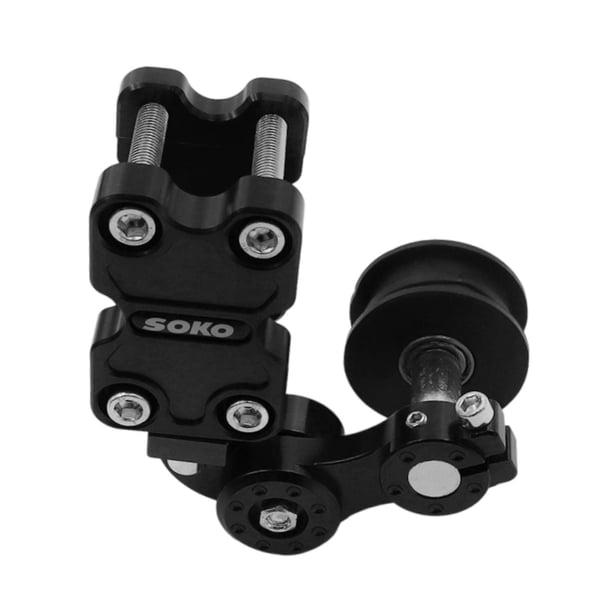 Ajustador Tensor de Cadena para Motocicleta, Accesorios Modificados de Metal, Fácil de Instalar, Regulador Automático de Cadena para Bicicleta