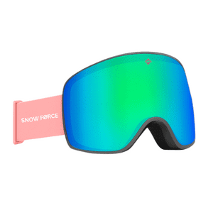 Snow Force - Antiparras Magnéticas Ski & Snowboard North Pole / Verde - Gris - Rosa