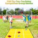 thumbnail image 4 of Puf gigante 2 en 1 WYRJXYB Outdoor Games Toss & Tic Tac Toe, 4 of 6
