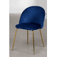 thumbnail image 2 of Pack 2 Sillas Sitiales Nordic Felpa Gold - Azul, 2 of 3