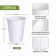 thumbnail image 2 of Taza de café desechable de papel LITOPAK, 300 ml, 270 unidades, color blanco, 2 of 7