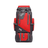 Genérico - Mochila Impermeable De 90L Color Rojo