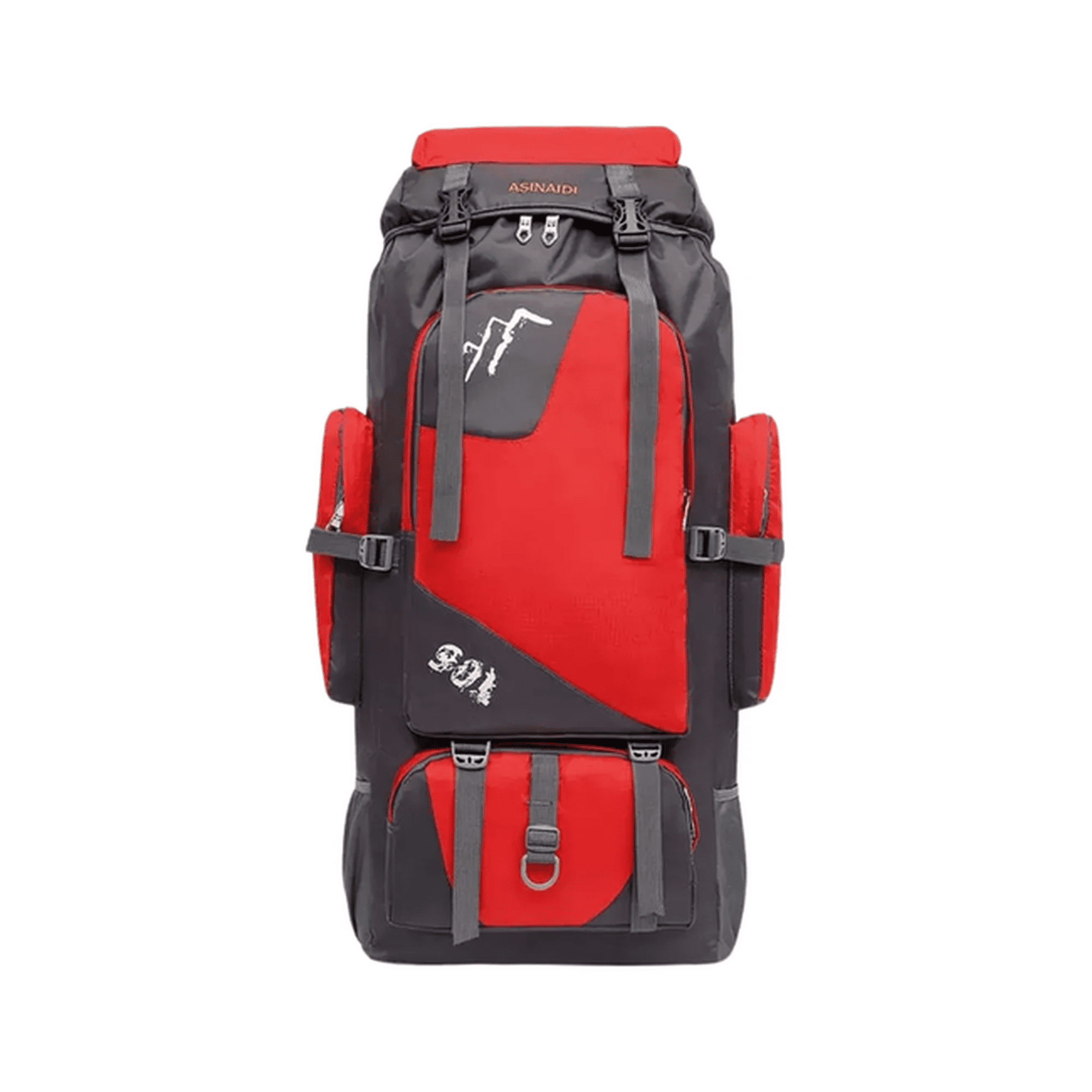 Genérico - Mochila Impermeable De 90l Color Rojo