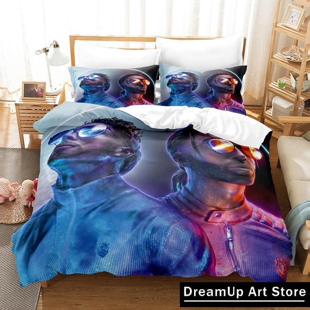 PNL Bedding Set Quilt Cover Bed Cover with Pillowcase Boys Adult Home Textile