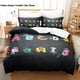 thumbnail image 1 of JIECHU Letters Alphabet Word Embroidered Iron on patches cute letter patches Bedding Set Single D Children's Bedroom Duvet Set 3Bed Sheets, 1 of 5