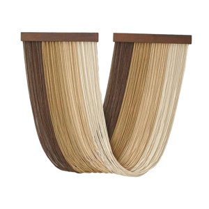 Magideal - Tapiz Colgante De Pared, Decoración De Habitación De Fácil Montaje, Decoración Moderna Nórdica Bohemia, Decoración Del Hogar Para Dormitorio De Boda, Marrón