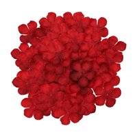 Bothyi - 200X Pétalos De Flores Artificiales Pétalos De Flores Falsos Para Propuesta Ramo Pasillo Rojo Oscuro