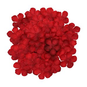 Bothyi - 200X Pétalos De Flores Artificiales Pétalos De Flores Falsos Para Propuesta Ramo Pasillo Rojo Oscuro