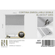 thumbnail image 1 of Cortina Enrollable Doble Blackout Gris Jaspeada 200x200cm, 1 of 2