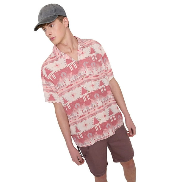 Guayabera Hombre Rider Rosado Corona