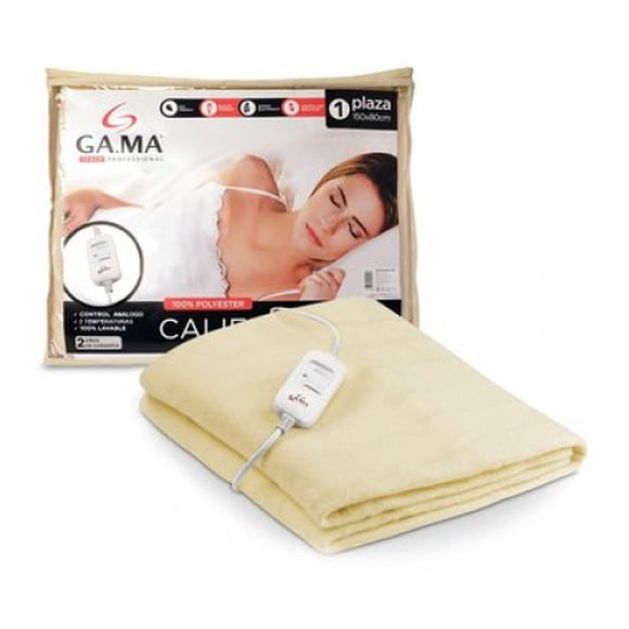 Calienta Cama Gama 100% Polyester Single Quick Heat 1 Plaza