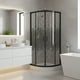 thumbnail image 5 of Shower Door Curvo Mosaic Black 70x70x199 Cm (incluye Receptáculo), 5 of 8