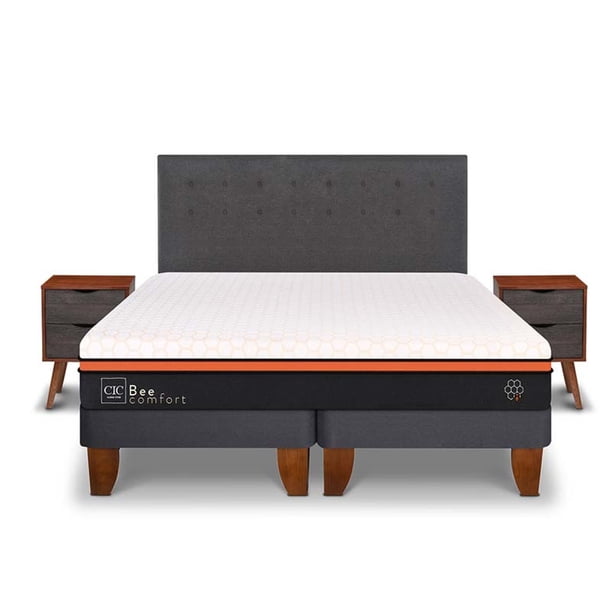 Cama Europea Bee Comfort King Base Dividida