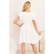 thumbnail image 3 of Vestido Midi Mujer Manga Corta Semi Formal Liso Colores 3398, 3 of 3