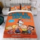 thumbnail image 4 of PEANUTS Conjunto de sábanas temático, trío de piezas, cómodo y amigable con la piel, diseño único, regalo de decoración para el hogar para familiares, amigos y fans,135X200cm, 4 of 6