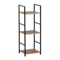Novahus - Estante 3 Niveles Industrial Café