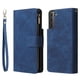 thumbnail image 1 of For Samsung Galaxy S23 S22 Plus Note 20 Ultra 5G Wallet Case For Women Men, PU Leather Magnetic Flip Lanyard Strap Wristlet Zipper Card Holder Phone Cases, 1 of 3