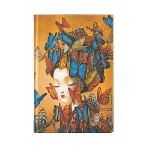 Paperblanks - Agenda 2022 Madame Butterfly Mini Tapa Blanda Semana A La Vista
