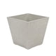thumbnail image 2 of Set 2 Macetero Plastico Bajo Premium Base Cuadrada Conica M beige, 2 of 7