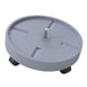 thumbnail image 3 of Plant Pallet Caddy Round Flower Maceta Mover Rolling Movable Planter Trolley Grey, 3 of 5