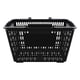thumbnail image 2 of Canasto Plástico De Compras Negro, 2 of 2