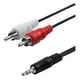 thumbnail image 4 of Cable De Audio Auxiliar Plug Jack Audifono 3.5 A 2 Rca 2x1 negro, 4 of 4
