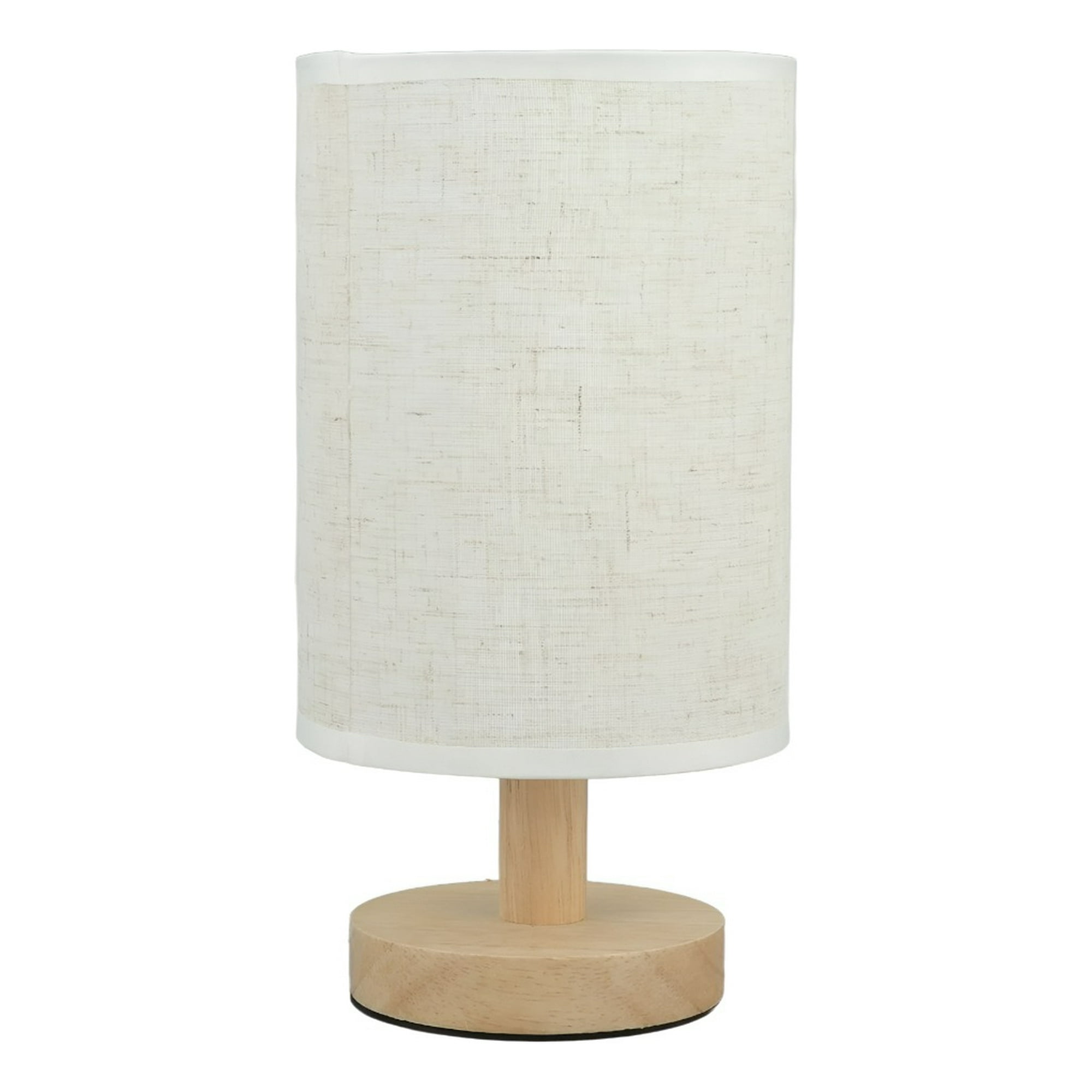 Genérico - Lámpara Mesa Minimalista Decorativa Madera Redonda Beige Jhn